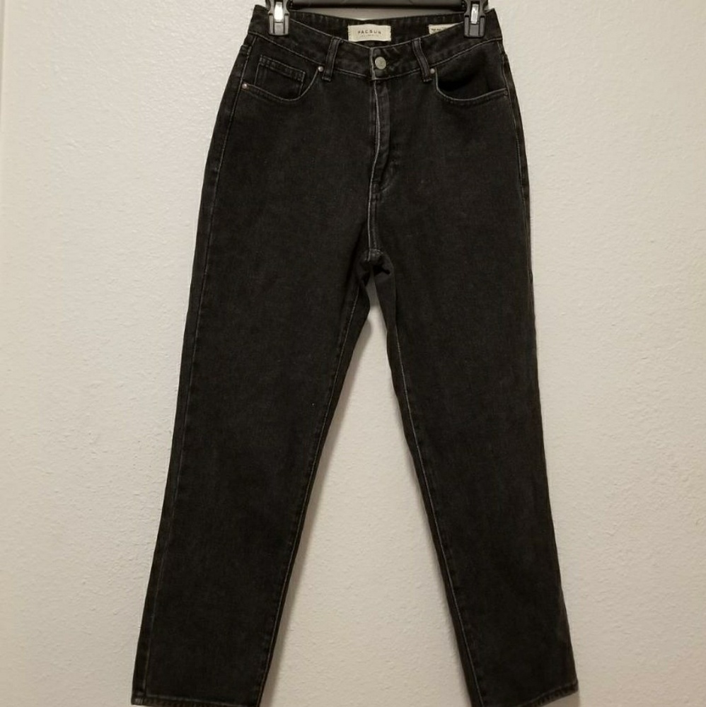 PacSun Mom Jeans (Black)